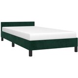  Okvir za krevet bez madraca tamnozeleni 90x200 cm baršunasti | shoptok.hr