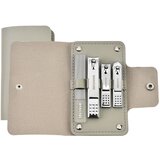 INF Set za manikuro iz nerjavečega jekla z usnjeno torbico Silver, (21542822) Cene