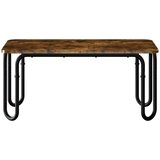 Stolić za kavu Dimljeni hrast 100 x 50 x 45 cm | shoptok.hr