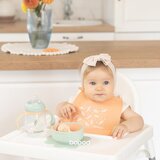 Baboo Silicone Bib podbradnik Peachy Keen, 4m+ 1 kom | shoptok.hr