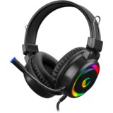 Rampage Slušalice sa mikrofonom gaming SN-R10 ALQUIST black, 3,5 mm, RGB, 35527 Cijene
