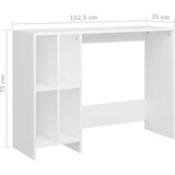  Stol za prijenosno računalo bijeli 102,5 x 35 x 75 cm drveni | shoptok.hr