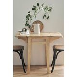 Ellos Home Raztegljiva jedilna miza z dodatno ploščo iz masivnega manga 43,5x60 cm Derri – | Shoptok.si