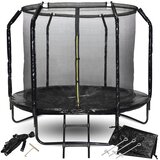 SKYFLYER trampolin črni – 244 cm | Shoptok.si