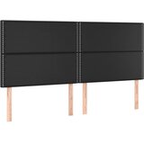  s oprugama i madracem crni 200x200 cm od umjetne kože | shoptok.hr