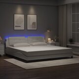 Okvir kreveta s LED-om bez madraca Zadar bijeli 200 x 200 cm | Eponuda.com