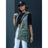 DStreet Kamizelka damska pikowana JESS zielona | Shoptok.si