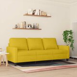  Trosjed žuti 180 cm baršunasti Žuta | shoptok.hr