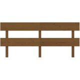  Uzglavlje za krevet boja meda 204 x 3 x 81 cm masivna borovina | Eponuda.com