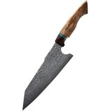  Damaskast kuhinjski nož YU-37466 - Kiritsuke / Rjava | Shoptok.si