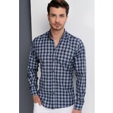 Dewberry G652 MEN'S SHIRT-NAVY BLUE Cene