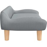  Krevet za pse svjetlosivi 70x40x24 cm od tkanine | shoptok.hr