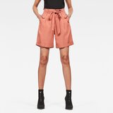 G-star Shorts - Pleated high short wmn orange | Shoptok.si