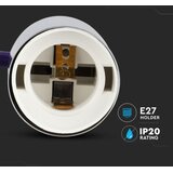  Napajajući kabl 1xE27/60W/230V ljubičasta/sjajni hrom | Eponuda.com