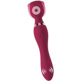You2Toys Rosenrot - punjivi vibrator za masažu od ružičastih vlakana (crveni) | shoptok.hr