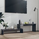 Furnova TV omarica visok sijaj siva 180x30x43 cm iverna plošča, (21924809) | Shoptok.si