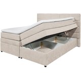 MID.YOU POSTELJA BOXSPRING 180 cm x 200 cm , tekstil peščene barve | Shoptok.si
