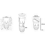 Plastia Kompostnik v barvi terakote – | Shoptok.si