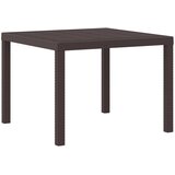  Stol za vrt Smeđa 100 x 100 x 73 cm poliratan | shoptok.hr