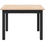  Kava Stol Prirodna 50 x 50 x 36 cm Čvrsto borovo drvo | shoptok.hr