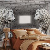  Foto tapeta - Stone Lions 400x280 Standard | shoptok.hr