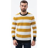 Ombre Puloverji Moški pulover (E189MUSTARD) pisana | Shoptok.si