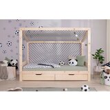 MID.YOU Postelja S Predalom Soccer, Pravi Les, 90x200cm | Shoptok.si
