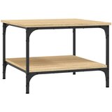  Stolić za kavu boja hrasta 55x55x40 cm konstruirano drvo Smeđa 55 x 55 x 40 cm | Shoptok.si