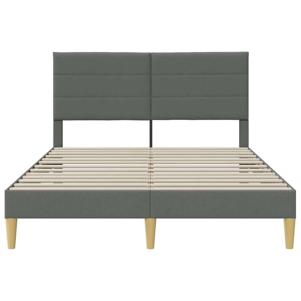  Okvir za krevet Tamno siva 120 x 190 cm tkanina - Tamno siva 120 x 190 cm | shoptok.hr