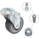  32 kom. okretnih kotačića s rupom za vijke 50 mm | shoptok.hr