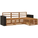  Set vanjskih sofa 4 kom. Prirodna | shoptok.hr