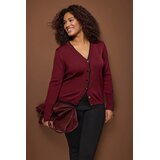 Trendyol Ženski kardigan Tbbaw24Av00014, Bordo | Eponuda.com