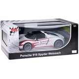  Licencirani auto na daljinsko upravljanje Porsche 918 Spyder Performance Rastar 1:14 - bijeli | Shoptok.si