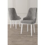 Hanah home Trex set stolica, 46x95x42 cm, 6 dijelova, sivo-bijela | Eponuda.ba