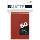 Ultra PRO Matte Small Desk Protector Sleeves 60 - Red | Eponuda.com