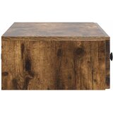 Stolna montirana na zid Dimljeni hrast 87,5 x 34,5 x 17 cm | shoptok.hr