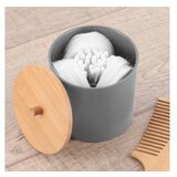 Tendance kutija za vatu 7,5X10 cm bambus/ps siva 6785260 | ePonuda.com