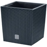 Rato Low DRTS225L-S433 tegla za cvijeće s umetkom 9,8 L, 22,3 × 22,3 × 22,8 cm – antracit