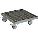 Wagner Pomični podstavek za lončnice INDUSTRIAL, nosilnost 200 kg, DxŠ 290 x 290 mm, sive barve | Shoptok.si