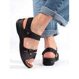 Shelvt Comfortable black sandals for women | shoptok.hr