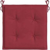  Jastuci za vrtne stolice 6 kom boja vina 50x50x3 cm od tkanine | shoptok.hr