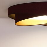  BRILAGI- LED plafonsko svetlo VELVET TWIST LED/24W/230V 4000K prečnik 55 cm bordo/zlatno | Eponuda.com