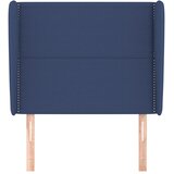  Uzglavlje s ušima plavo 103x23x118/128 cm od tkanine | shoptok.hr