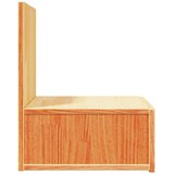  Noćni ormarić s ladicama 2 pcs Vosak smeđa 42 x 32,5 x 40 cm | shoptok.hr