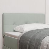vidaXL Prešito vzglavje Svetlo siva 100 cm Velur | Shoptok.si
