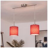 Brilagi LED luster na sajli NUBILA 2xE27/60W/230V crvena Cene