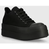 Rick Owens Tenisice Woven Shoes Double Bumper Low Sneaks za žene, boja: crna, DS01D1832.NDK.999