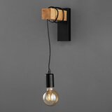 Lesnina-XXXL Crna/u prirodnoj boji zidna lampa TOWNSHEND – | shoptok.hr