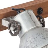  Stenska svetilka srebrna 45x25 cm E27 | Shoptok.si
