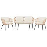 Venture Home Ortigia vrtni lounge set, prirodna boja drva Slike
